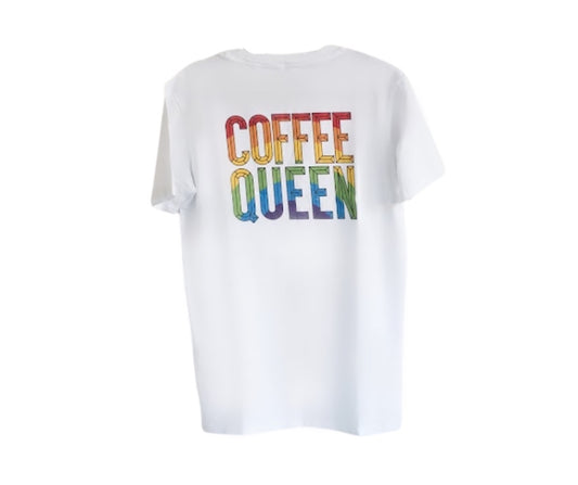 Coffee Queen Tee - White