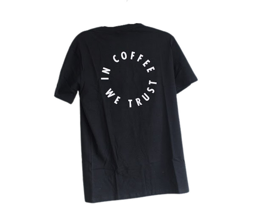 In Coffee We Trust Tee - Black